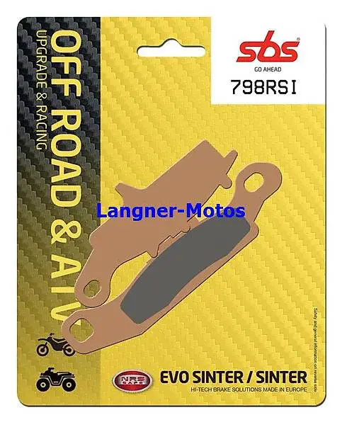 bremsbelag sbs 798 rsi kawasaki kfx 450 kvf brute prairie