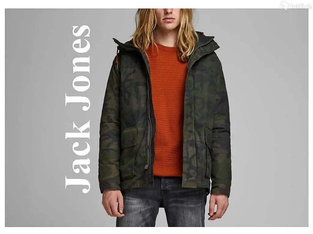 XL NEU 170.- Jack Jones Jacke Premium Qualität #