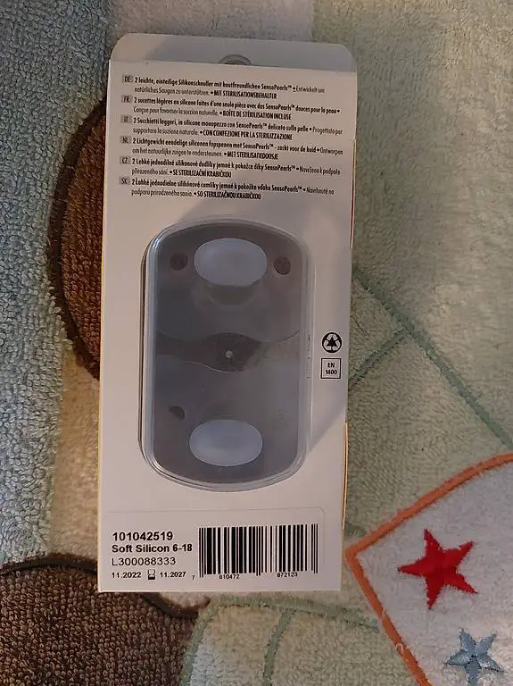 2er-Pack Schnuller Soft Silikon 6-18M