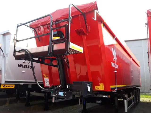 WIELTON, Alu-Kastenmulde 51m3, Rückwärtskipper