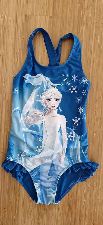 Badeanzug + Rock, Disney Frozen Anna & Elsa, Gr. 134/140