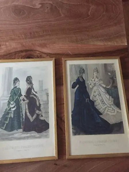 Bilder aus Modezeitschrift von 1874