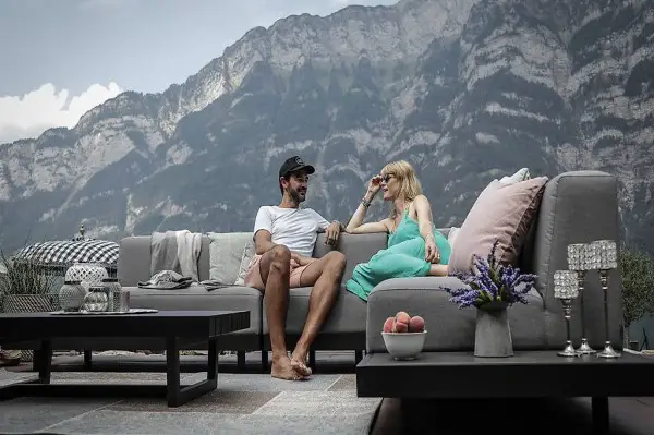  Neu Allwettersofa für Garten und Terrasse