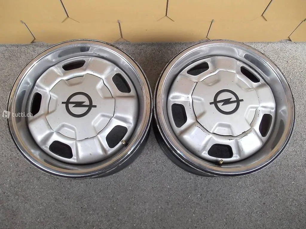 Opel Senator 4 Stahlfelgen jg 1982-86
