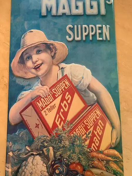 Blechtafel MAGGI SUPPEN