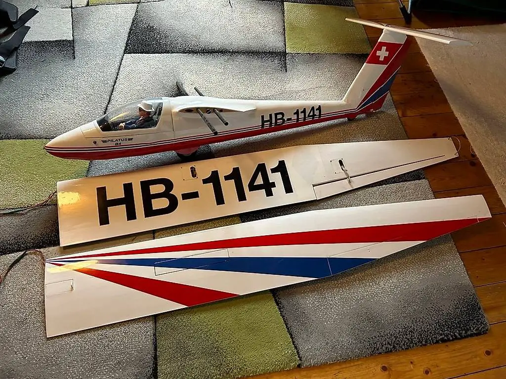 Pilatus B4 3meter Semi-Scale Modell-Segler