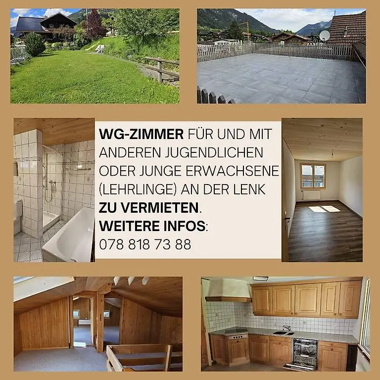 4-Zimmer WG im Löwenzentrum an der Lenk