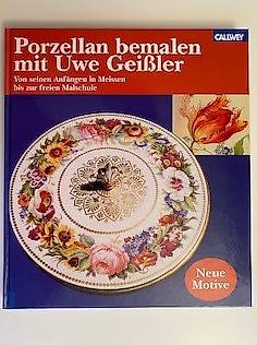 Porzellan bemalen mit Uwe Geissler (2 Bücher)