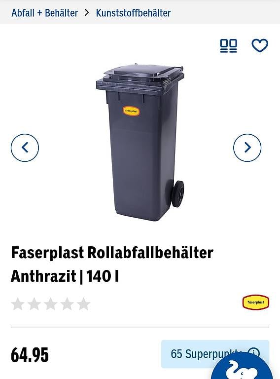 Abfallcontainer 140liter
