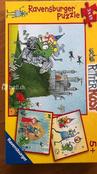 Ritter Rost Ravensburger Puzzle 3x49 Teile