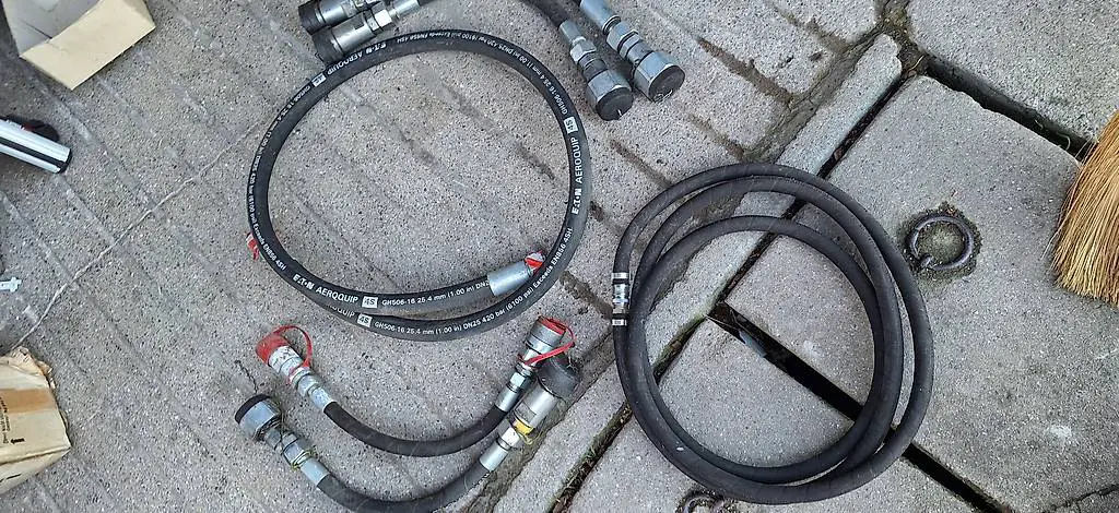 Bagger Hydraulik Schläuche, Baumaschinen