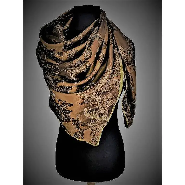Seidenfoulard mit Reissverschluss Design_NEU