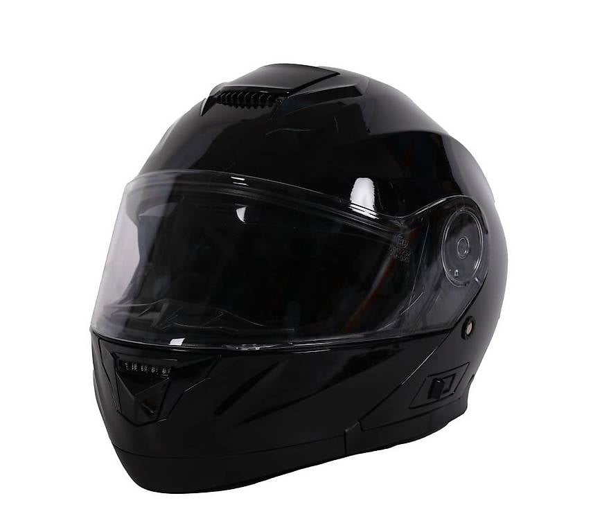Motorrad Klapphelm schwarz Grösse 59/