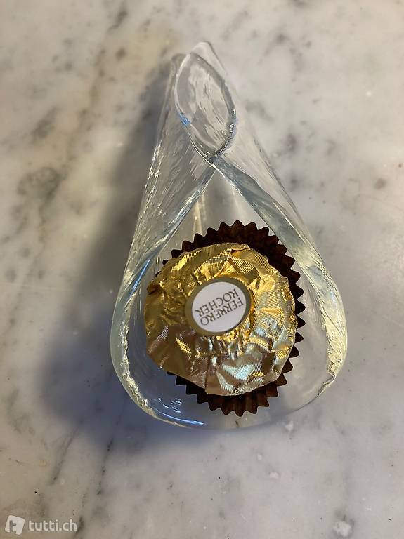 Glasi Hergiswil, Aufsteller Tüte mini, 11 cm, Glas