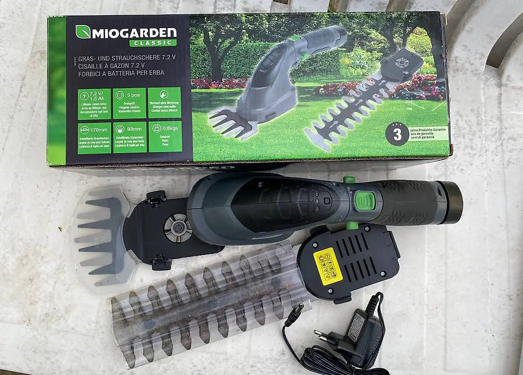 Akku Buchs Heckenscher Strauchschere Miogarden Garantie 2027