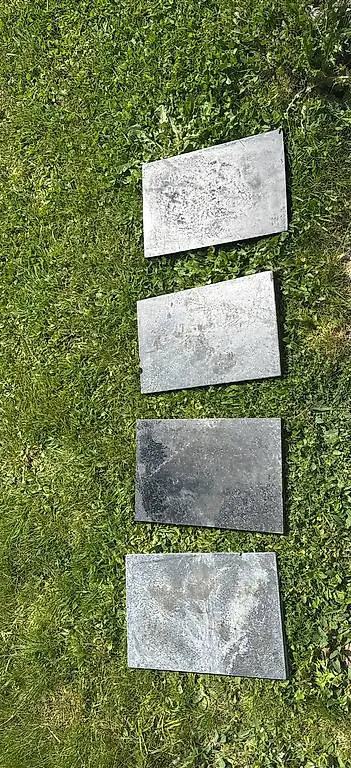 4 Grill-Specksteinplatten