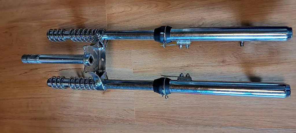 Piaggio Ciao EBR Chrom - Gabel mit Lampe