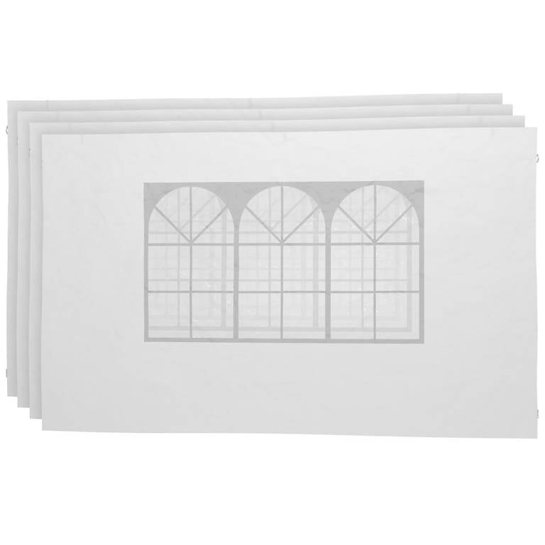 Seitenwände für 3 x 3 m Partyzelt weiss 4