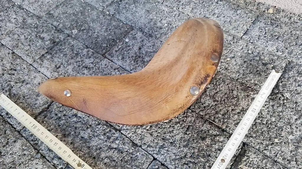 Ledersattel ehemals für Kunstrad / Reigenrad