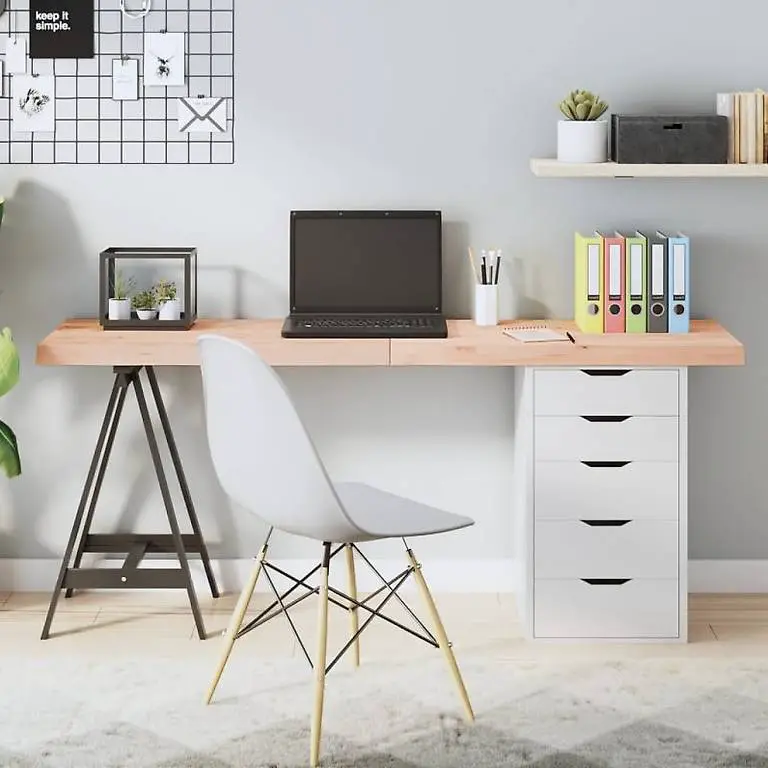 Tischplatte 160x40x (2-6) cm Massivholz Eiche Unbehandelt