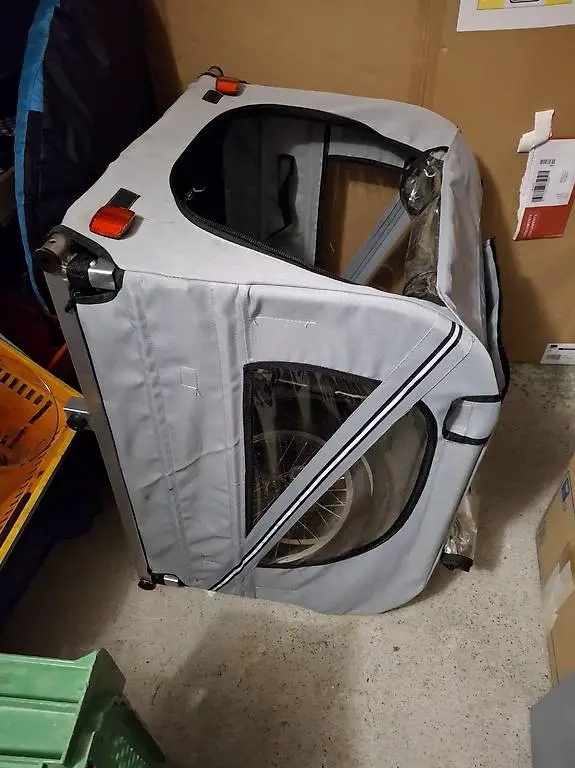 Hundeanhänger für Fahrrad