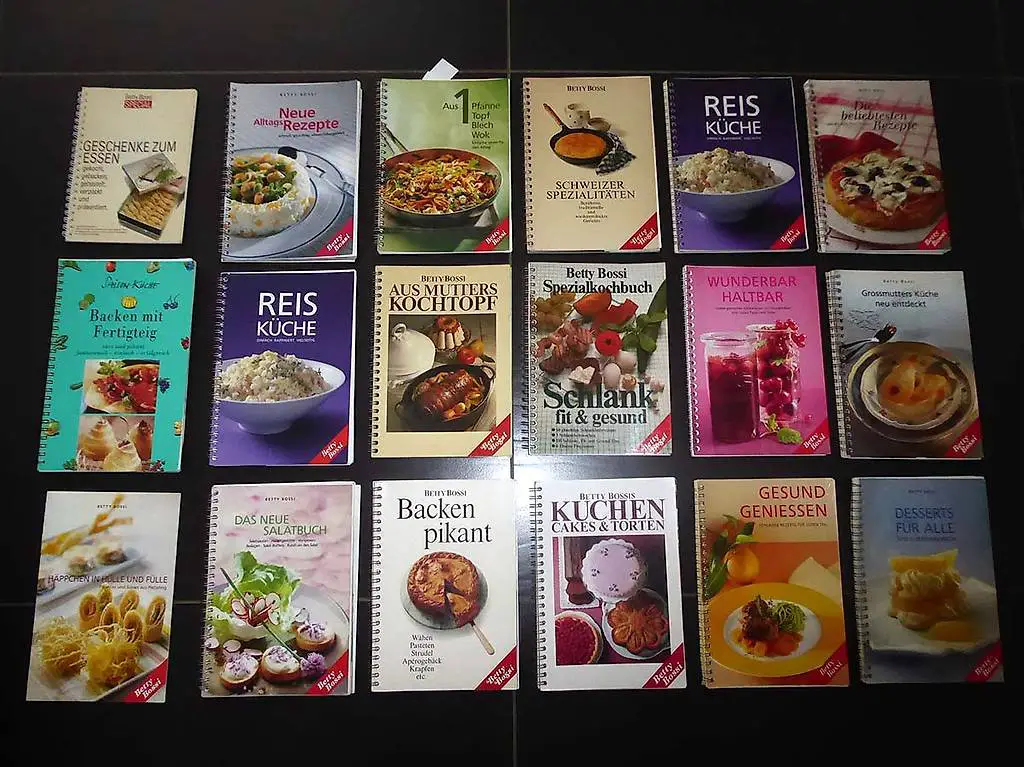 Betty Bossi Kochbuch, Backbuch