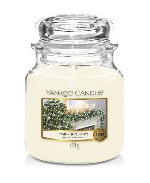 Yankee Candle Twinkling Lights medium Jar
