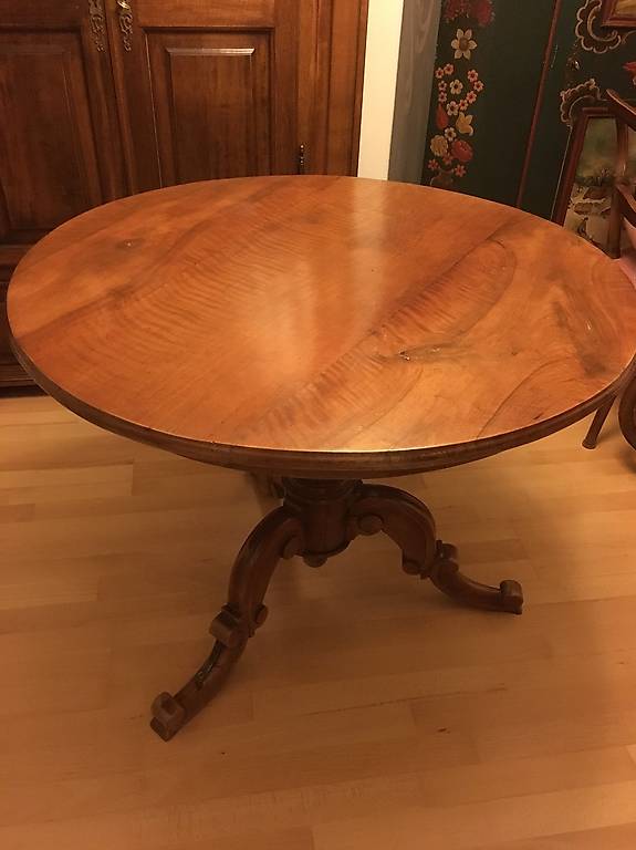 Louis Philippe Tisch und 4 Stühle Originale