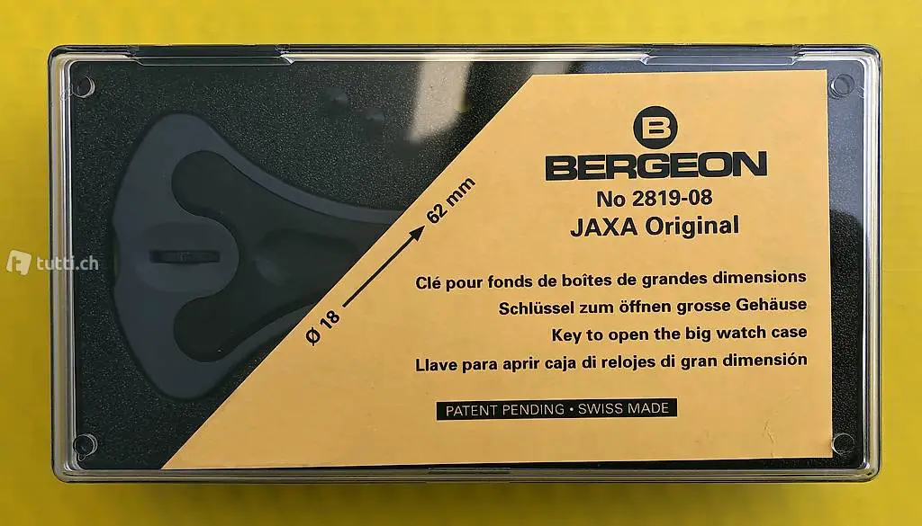 Öffner für verschraubte Uhrenböden