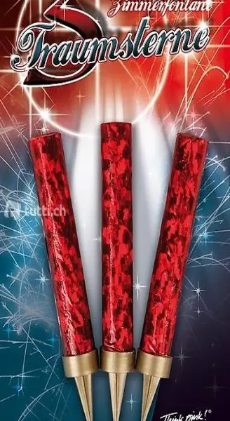 Traumsterne / Zimmerfontäne / Tischfeuerwerk 3er Pkg.