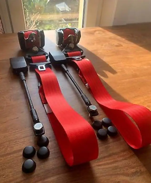 Sicherheitsgurte Rot Golf 1 - Golf 2 - Vw Scirocco