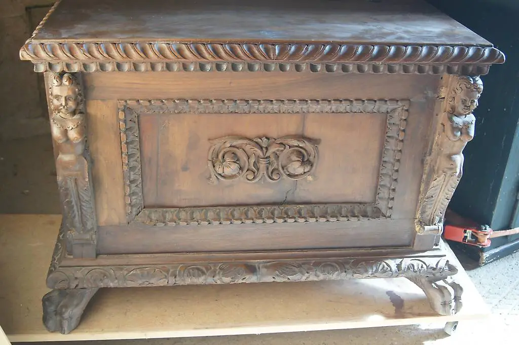 Antike Truhe 70cm Lang 40cm Breit 50cm Hoch