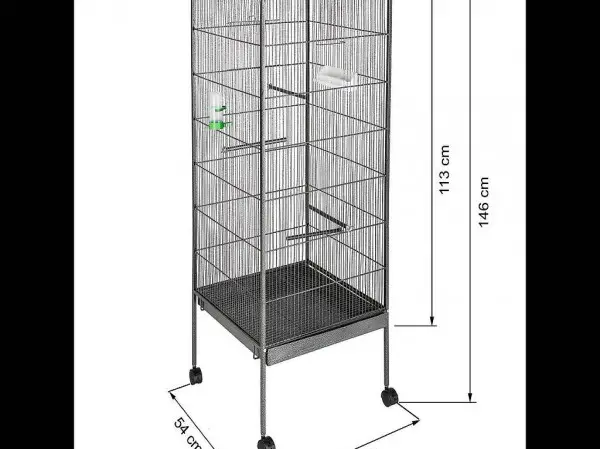  calopsitas gabbia di uccello voliera 146 cm