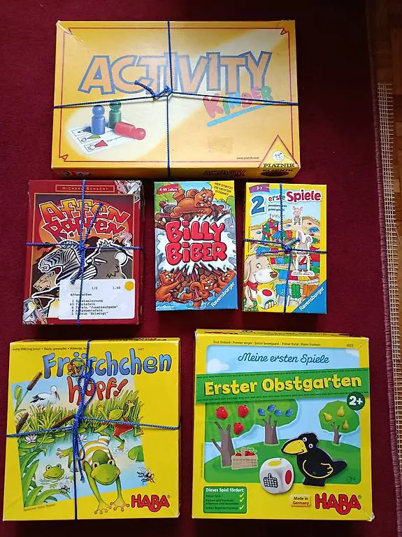 Verschiedene Kinder Spiele