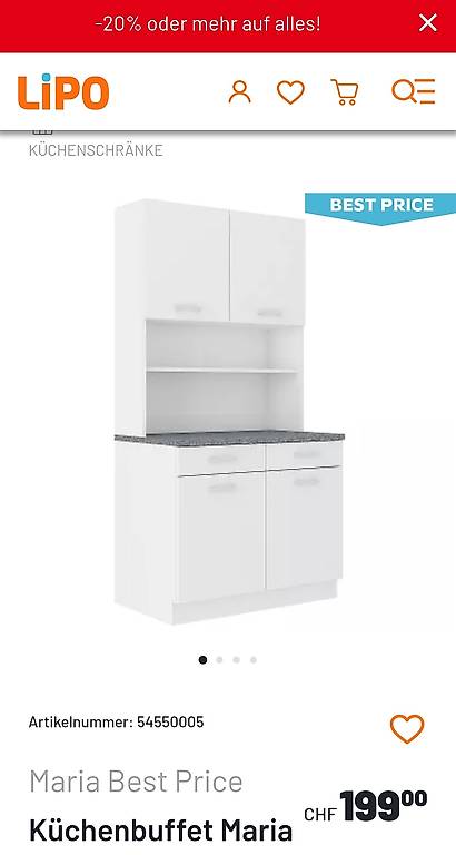 Küchenbuffet zu verkaufen