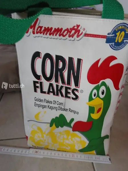 Mammoth (wie Kelloggs) Kornflakes Tasche robust handlich
