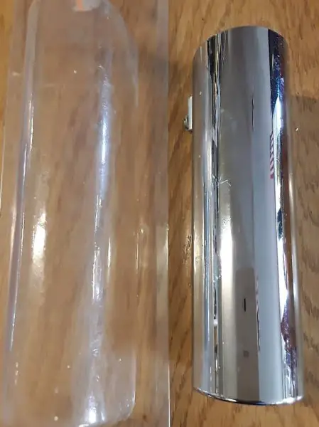 neue Chrom Auspuffblende