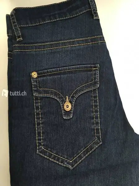 ORWELL, Jeans, Ambre-Short, blue, D 40/ USA 10