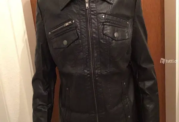 LEDER-LOOK JACKE WASCHBAR, JETZT IM TREND