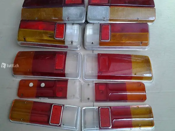 feux et verres de feux giulia super, 1750, 2000 berlina