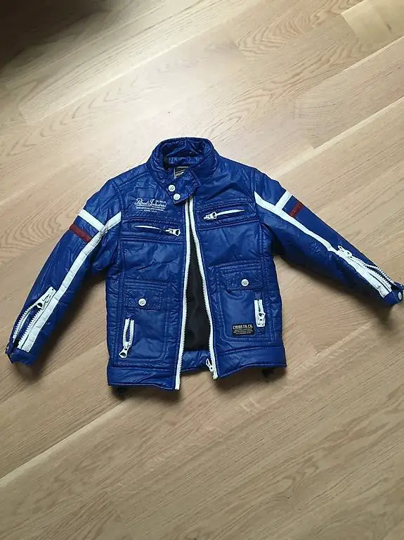 Petrol Industries Bikerjacke Gr. 116/122 blau