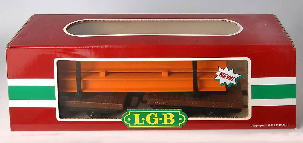 LGB Güterwagen - Drehschemelwagen 4050 in OV