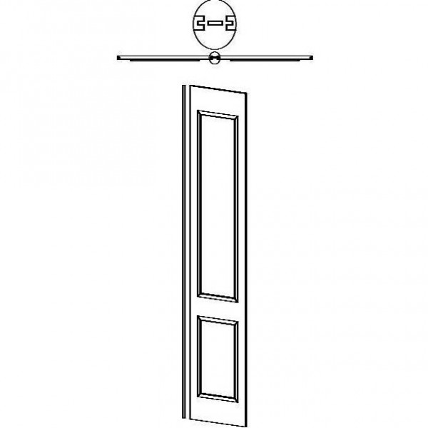  KLASSISCHE PANEEL MIT WANDREGAL WANDVERKLEIDUNG BA-24