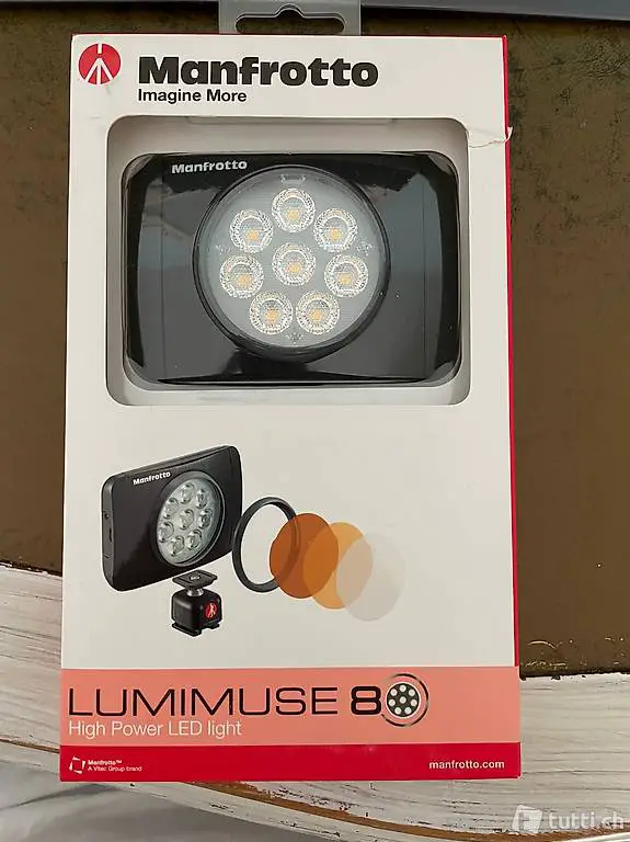 Manfrotto Lumimuse 8 - LED Kamara Belichtung