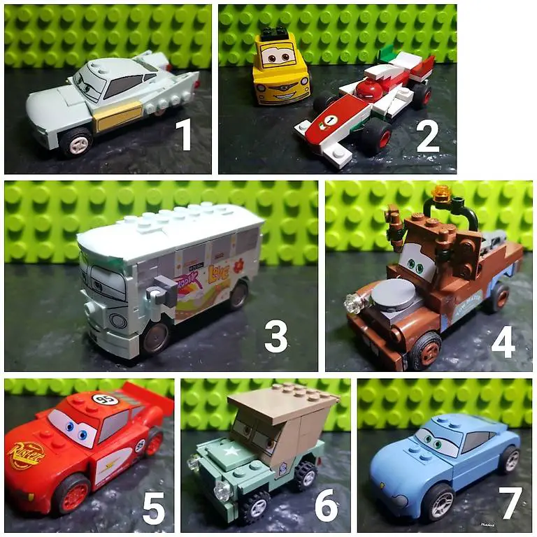 Lego Cars Figuren, einzeln