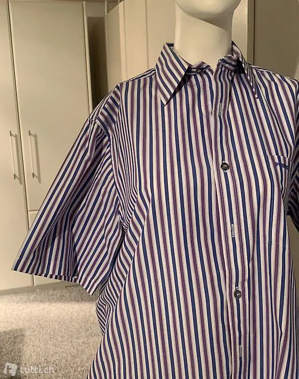 Chemises hommes 37 manches courtes