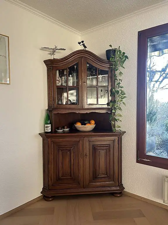 Biedermeier Eckschrank, Dreiecksschrank, Buffet