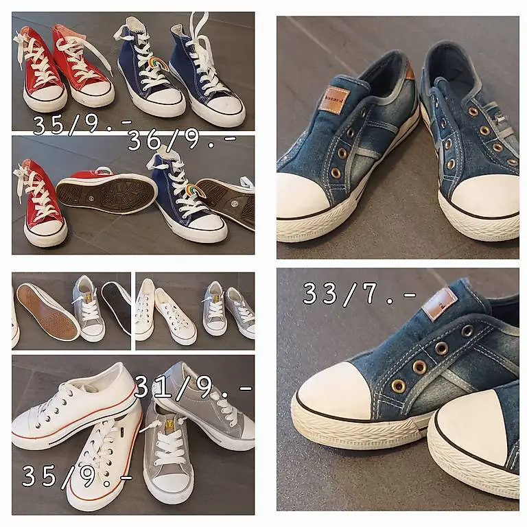 Lässige Chucks Sneaker/ Stoffschuhe