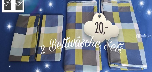 Bettwäsche 2 Sets