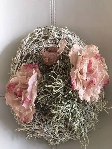 schöner Dekokranz im Vintage Look